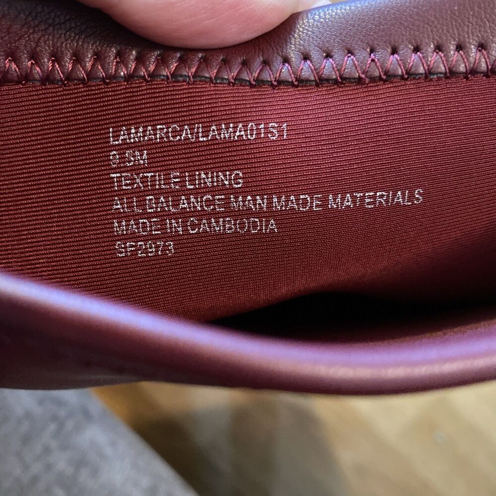 Steve Madden Womens Lamarca Knee High Block-Heel Stretch Boots Burgundy 9.5 NIB - Picture 11 of 13